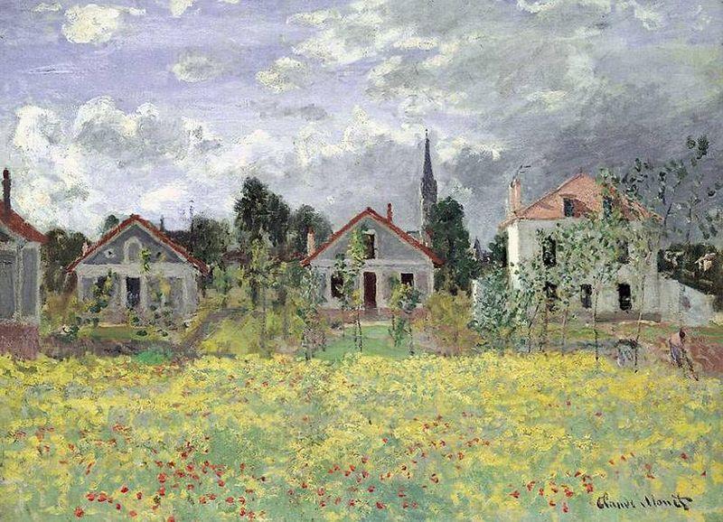 Claude Monet Maisons d'Argenteuil